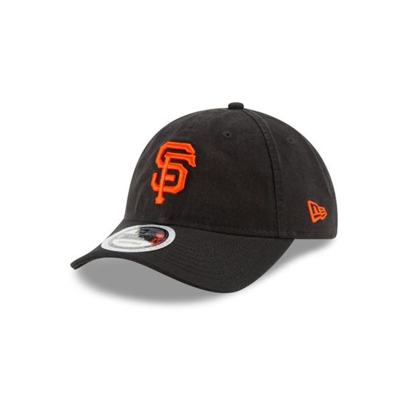 MLB San Francisco Giants Packable 9Twenty Adjustable (QFZ8505) - Black New Era Caps